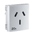 WDA54051 - TOMA C/TIERRA 20A 250V BL -
