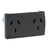 WDA54132 - TOMA DOBLE CON TIERRA IRAM 2071 GR RODA -