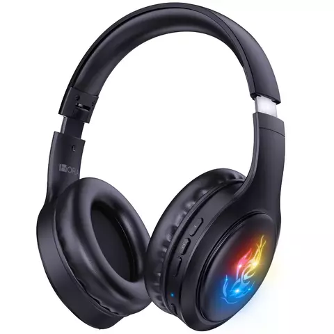 Audífonos Inalámbricos De Diadema Deep Bass Luz LED Bluetooth 5.1 1Hora