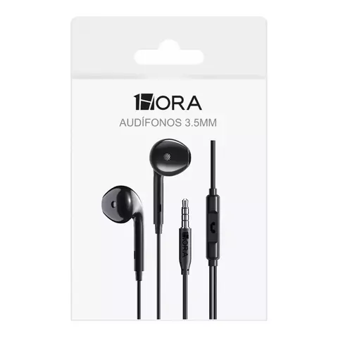 Audífonos Alámbricos In Ear Manos Libres Deep Bass Micrófono 3.5mm 1Hora