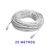 Cable De Red Ethernet 20 Metros Cat 6E Conectores RJ45