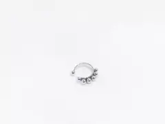 Piercing fake em aço 5 Esferas