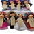 18 Muñecas 19 CM Coloridas + Pareja Novios 19 CM+ Etiqueta Personalizada - comprar en línea