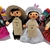 18 Muñecas 19 CM Coloridas + Pareja Novios 19 CM+ Etiqueta Personalizada en internet