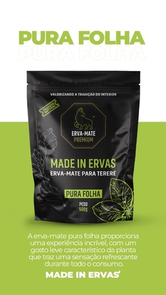 Erva Tereré Pura Folha MADE IN ERVAS na internet