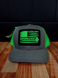 Boné COPENHAGEN Lançamento cinza/verde - comprar online