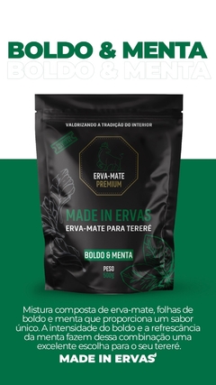 Erva tereré Boldo e menta Lançamento MADE IN ERVAS na internet