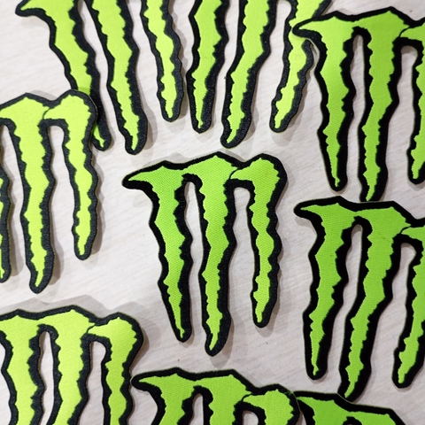 Adesivo para chapéu MONSTER VERDE colante