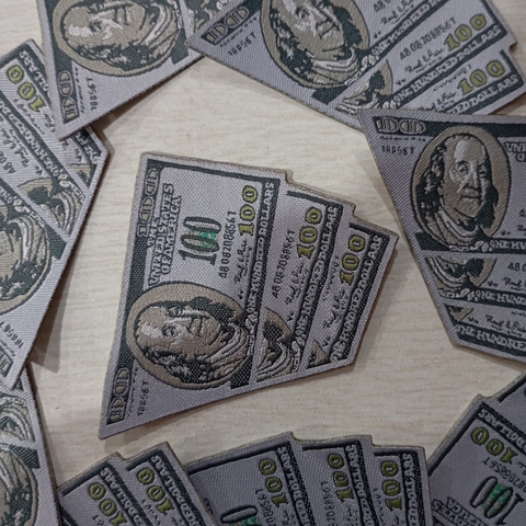 Adesivo chapeu 100 DOLAR