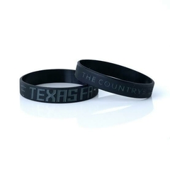 PULSEIRA DE SILICONE TEXAS FARM - PRETO/CINZA