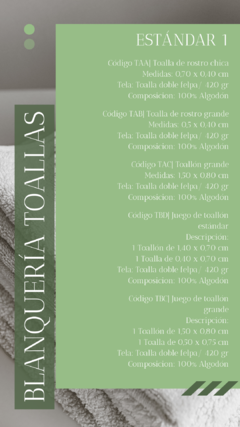 Juego de Toallas - comprar online