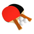 PALETA DE PING PONG CON 3 PELOTAS