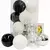 TUBO CON BOLAS N6 X 20 UNIDADES (NEGRA, PLATEADA, BLANCA Y TRASPARENTE)
