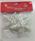ADORNO ESTRELLAS BLANCAS X2