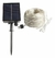 GUIRNALDA 200 LED SOLAR X 20 METROS CALIDA FRIA