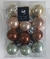 SET GLOBOS N3 X24 TONOS MARRONES