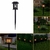FAROL SOLAR CON ESTACA EFECTO LLAMA