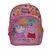 MOCHILA PEPPA PIG 12" ESPALDA 2 CIERRES