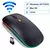 Mouse sem fio bluetooth RGB recarregável - loja online