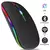 Mouse sem fio bluetooth RGB recarregável