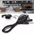 Cabo de extensão de áudio estéreo para fone de ouvido, PC, MP3 e Alto-falante. (3,5mm/1,8") - 4Tec.shop