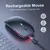 Mouse sem fio bluetooth RGB recarregável