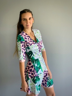 Bangladesh V-Neck "PIEZA UNICORNIO" - Artificio Zero Desecho