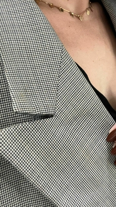 BLAZER DE ALFAIATARIA PIED DE POULE - GG na internet