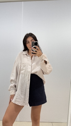 CAMISA DE LINHO BEGE - G - comprar online