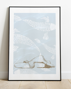 Ilustraciones de yoga "El Pez"