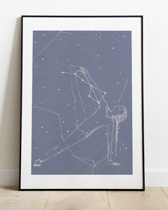 Ilustraciones de yoga "Vasisthasana"