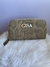 Billetera portaposaporte beige print