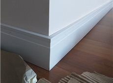 Rodapé Barak Decor - MDF 12cm friso fino