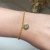 Pulseira Medalha Redonda Personalizada Punção (Tam. P)
