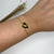 Pulseira Pingente de Coração com Ponto de Luz