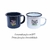 Caneca Personalizada Aço Esmaltado Com Frases Estampas em DFT