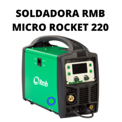 Soldadora Micro Rocket 220 RMB + Máscara Fotosensible + Alambre Flux 1 kg - comprar online