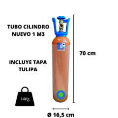 Tubo Cilindro 1 M3 Atal c/tulipa plastica incluída - comprar online