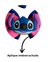 Par Laço De Cabelo Infantil Lilo Stitch Rostinho - loja online