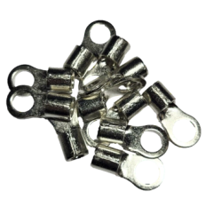 0240945 TERMINAL # 4 X 3/8 OJILLO BLANCA COBRE CABLE CALIBRE 4 PARA PONCHAR en internet