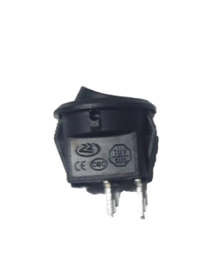 0313601 INTERRUPTOR DE 1 PASO TECLA MINI REDONDO ON/OFF 16.3X10 MM 12V 2 TERM NEGRO en internet
