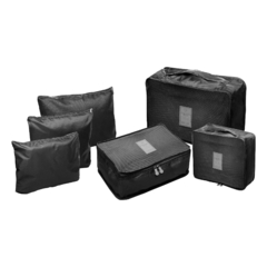 Conjunto 6 Organizadores de Mala para Viagem em Nylon - comprar online