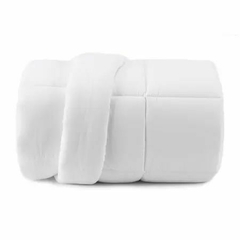 Edredom Toque Acetinado Toque de Pluma Classic Branco Altenburg