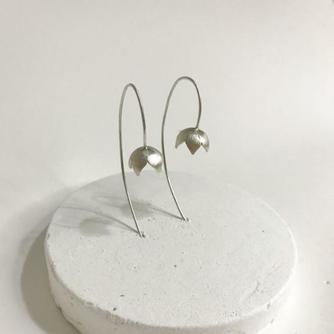 Brincos Pétalas Ouro branco