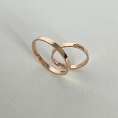 Par de Alianças Classic Rosé na internet