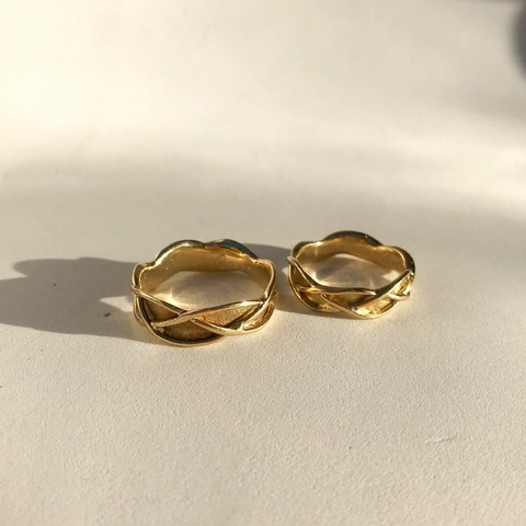 Par de Alianças Cordas