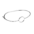 Bracelete Liso com Círculo Central em Prata 925