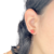 Conjunto Trevo Colar e Brincos Esmaltados em Aço Banhado em Ouro 18K