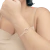 Bracelete com Fio Trançado e Círculo Central em Prata 925 - comprar online