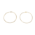 Brinco Argola G Banhado em Ouro 18k